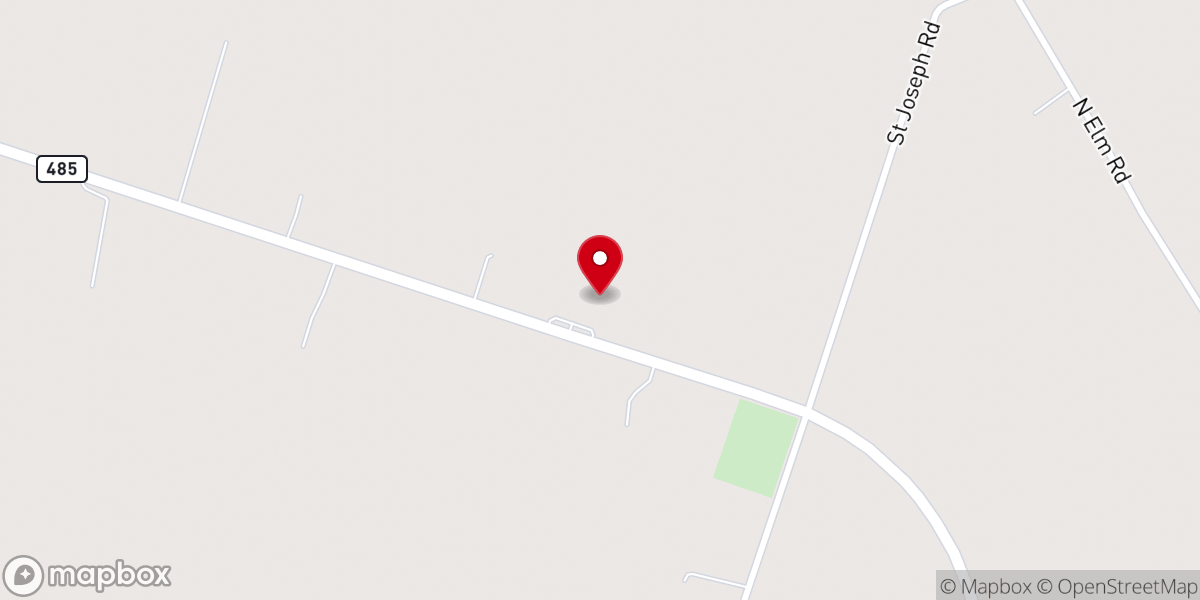 Map showing location of St Joseph's Parish Hall