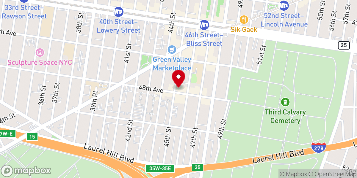 Map showing location of St. Nicholas Romanian Orthodox Church