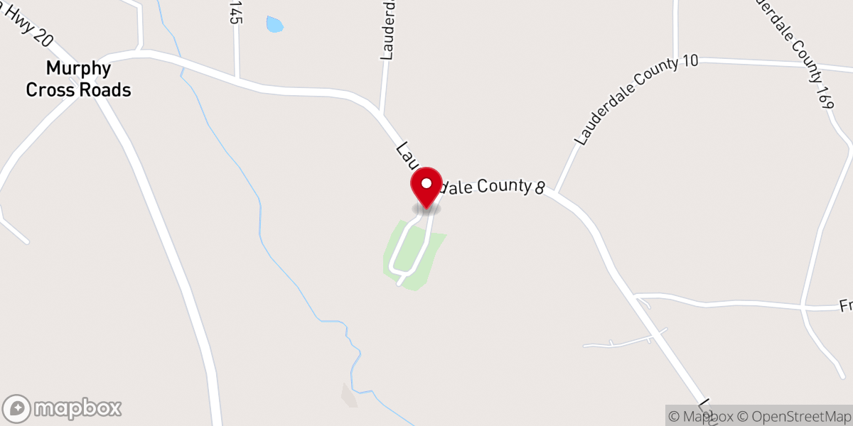 Map showing location of Murphy Chapel