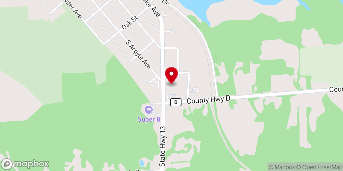 Map showing location of St. Therese of Lisieux Catholic Church