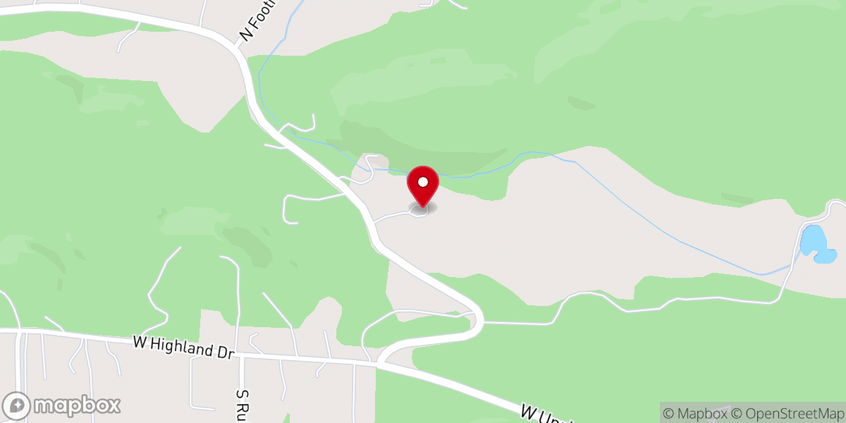Map showing location of Settlers Creek