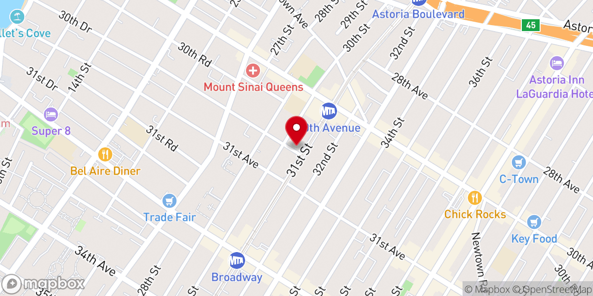 Map showing location of St. Demetrios Greek Orthodox Cathedral
