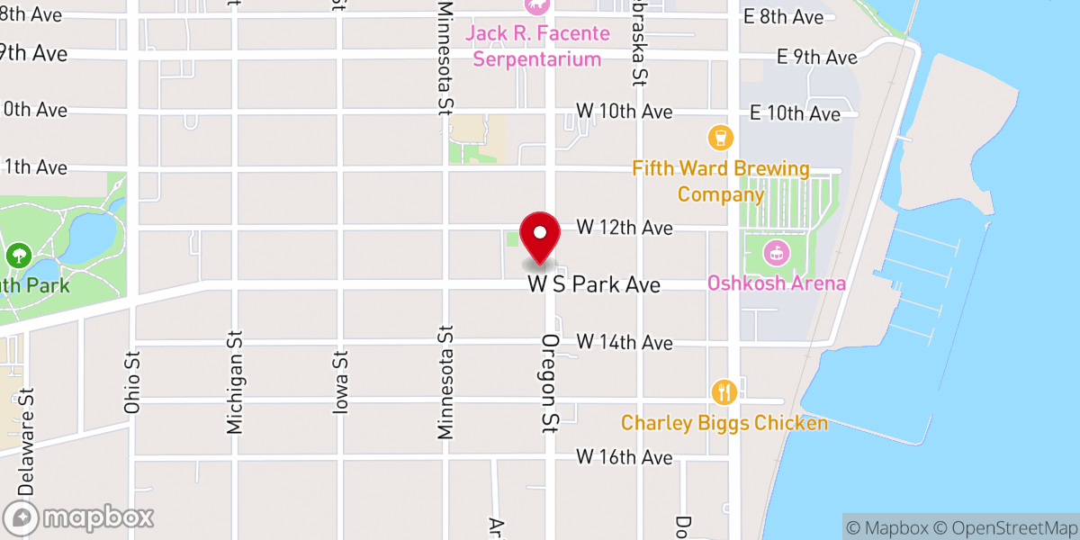 Map showing location of Saint Vincent De Paul Catholic Church