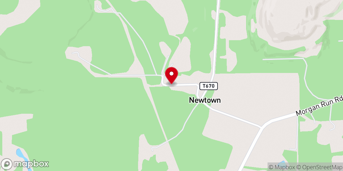 Map showing location of House of Prayer Church