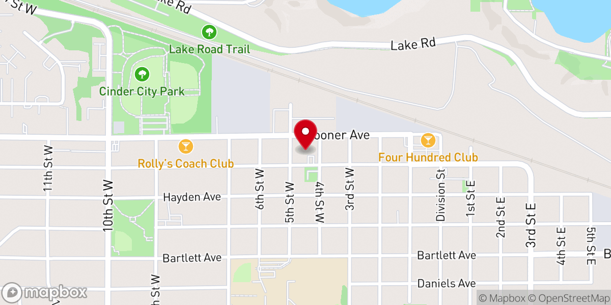 Map showing location of St Mary's Community Center