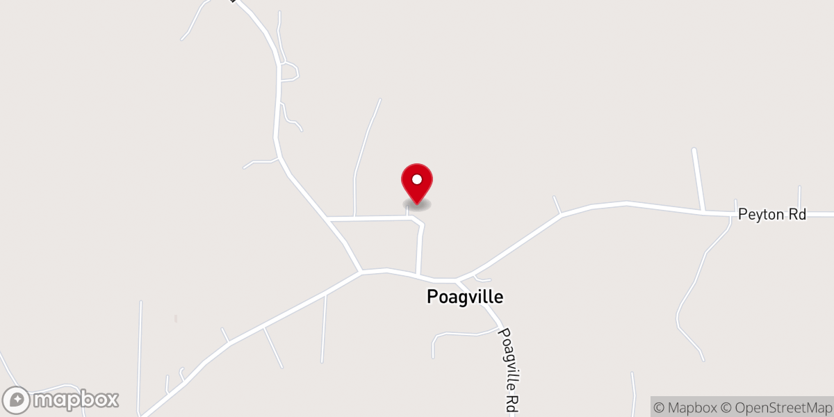 Map showing location of The Grove Baptist Church