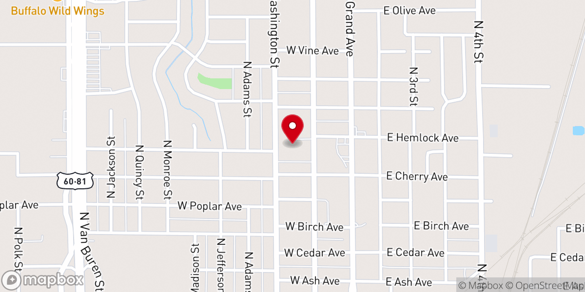 Map showing location of Iglesia Cristiana El Shaddai
