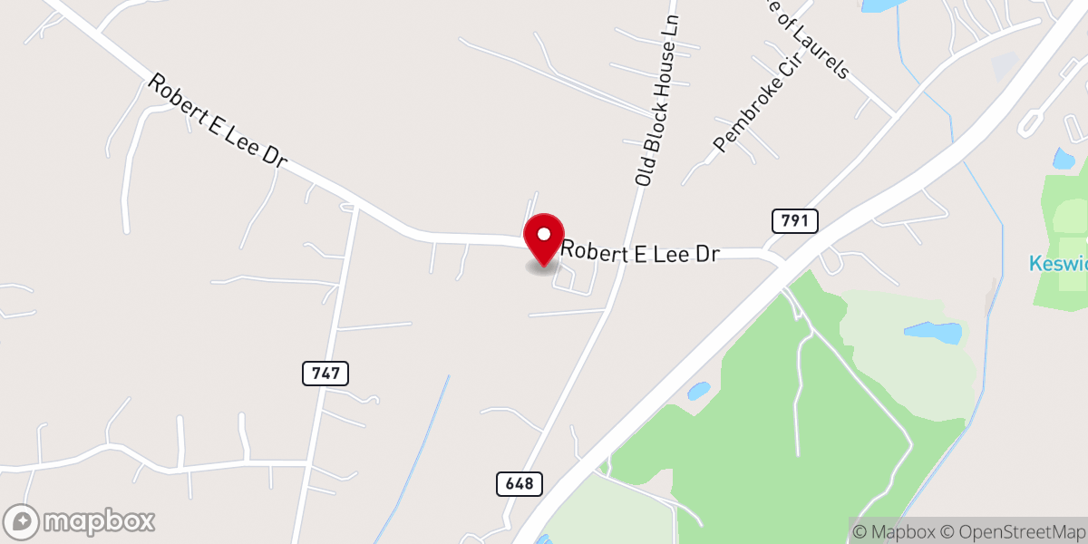 Map showing location of St. Matthew Catholic Church