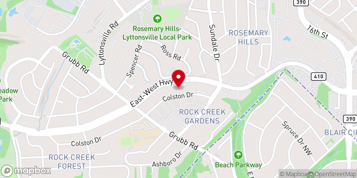 Map showing location of Cristo Rey Church