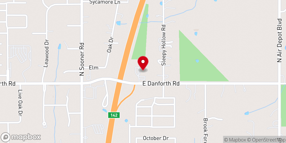 Map showing location of Edmond Seventh-day Adventist Church