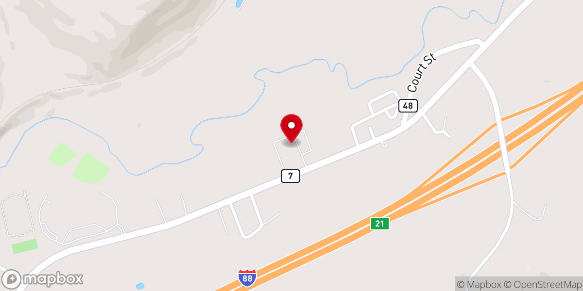 Map showing location of Catholic Charities - Schoharie - Food Distribution Center