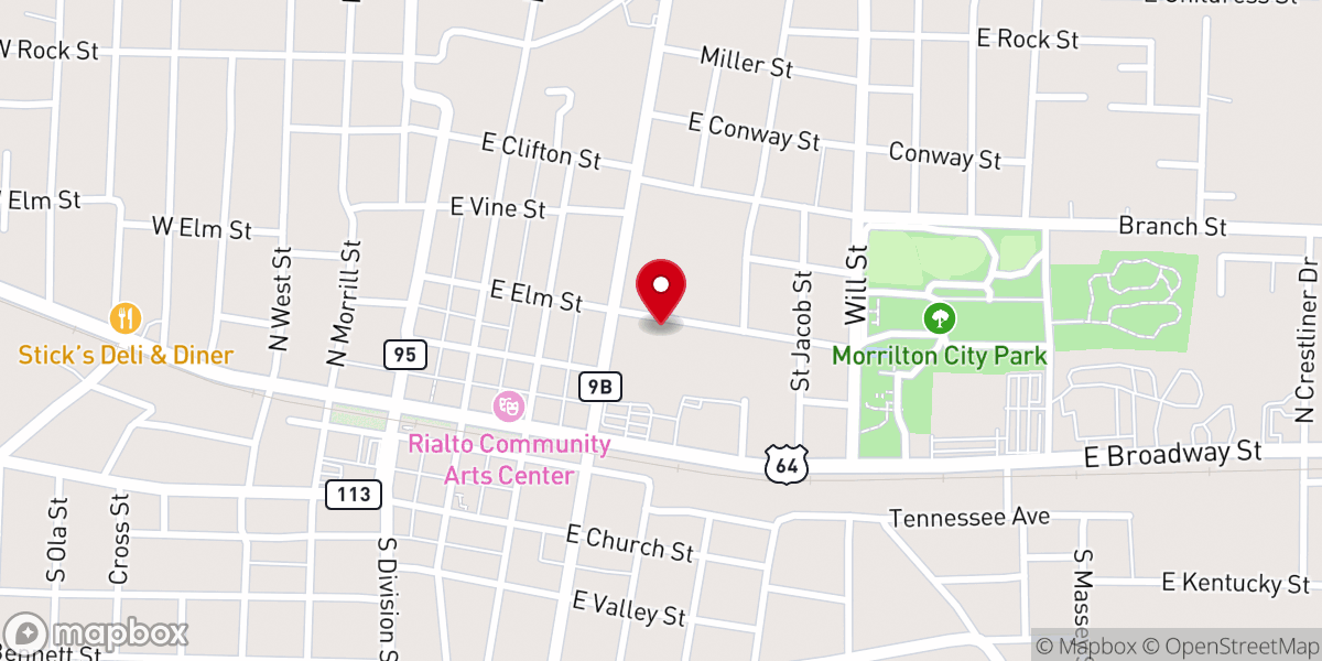 Map showing location of Sacred Heart Trust