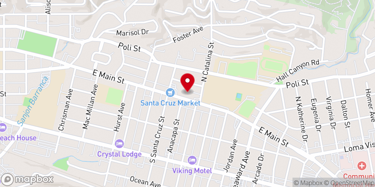 Map showing location of Metropolitan Community Church