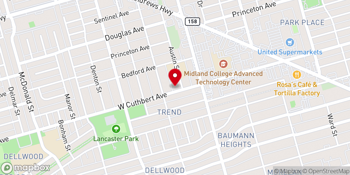 Map showing location of Church In The Wind