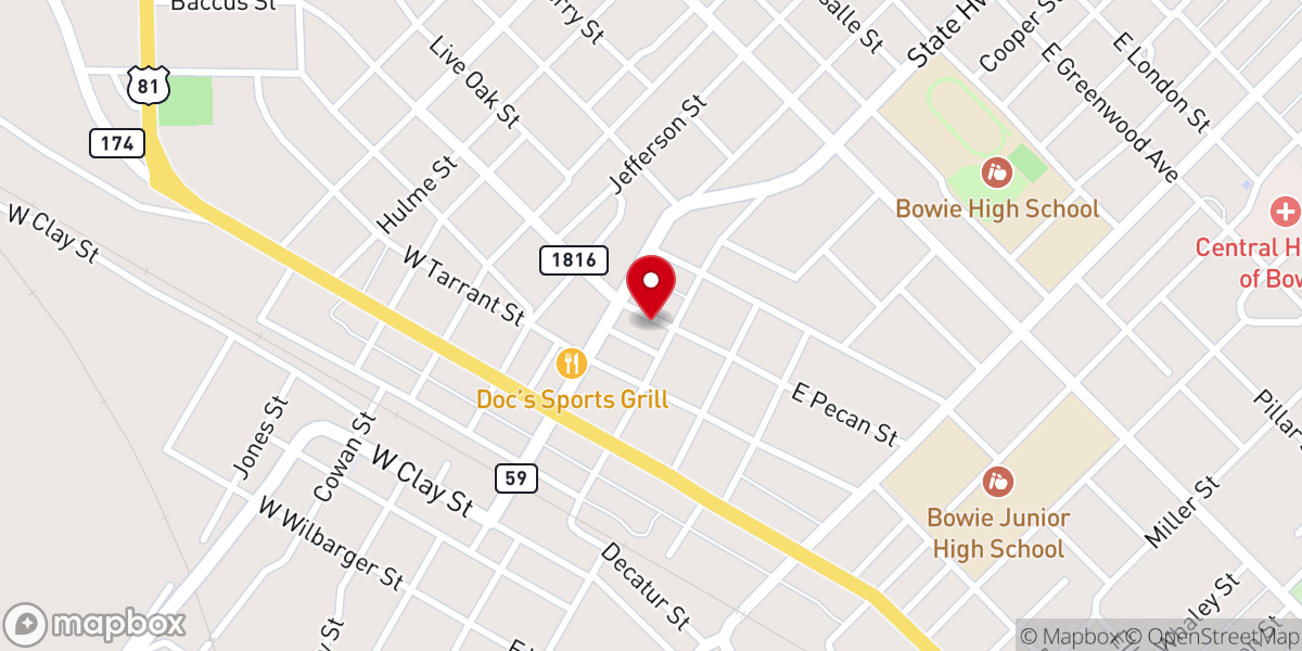 Map showing location of Insurance One