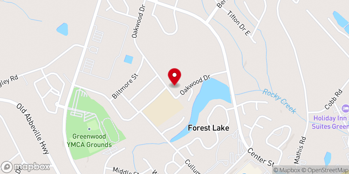 Map showing location of Harris United Methodist Church