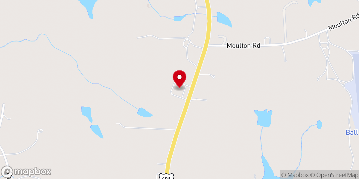 Map showing location of Our Lady of the Rosary Catholic Church