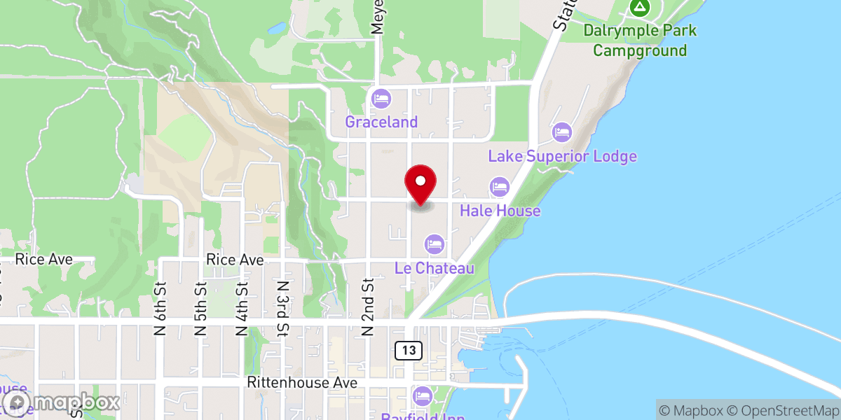 Map showing location of Holy Family Catholic Church