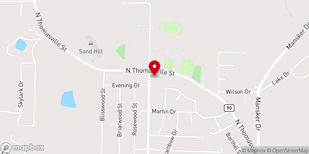 Map showing location of The Church of God