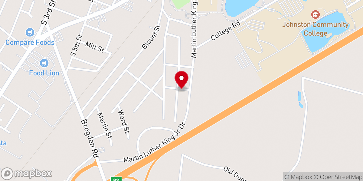 Map showing location of Mt Zion Church of Deliverance