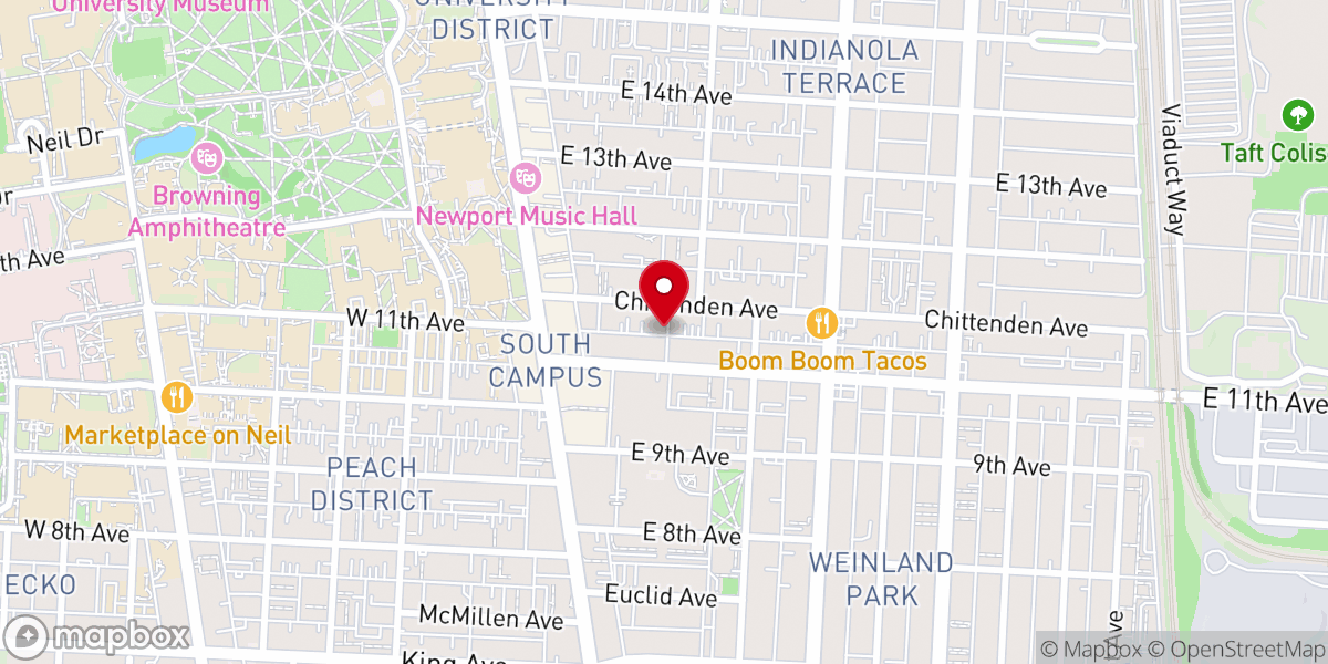 Map showing location of Starlight Baptist Church