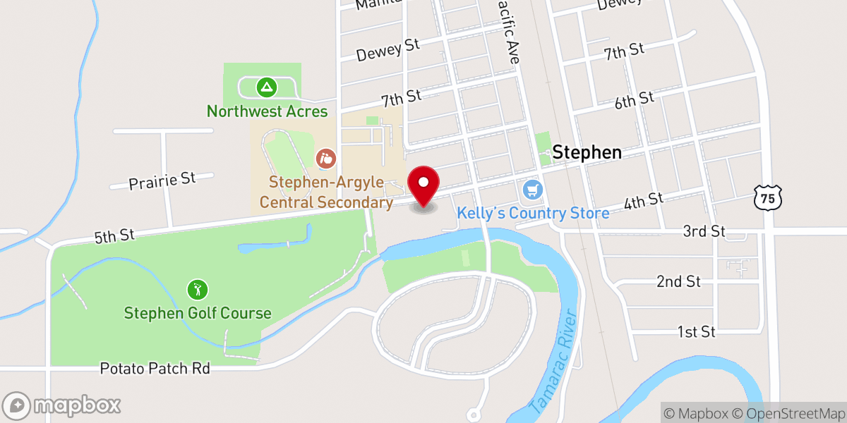 Map showing location of St Stephen Rectory