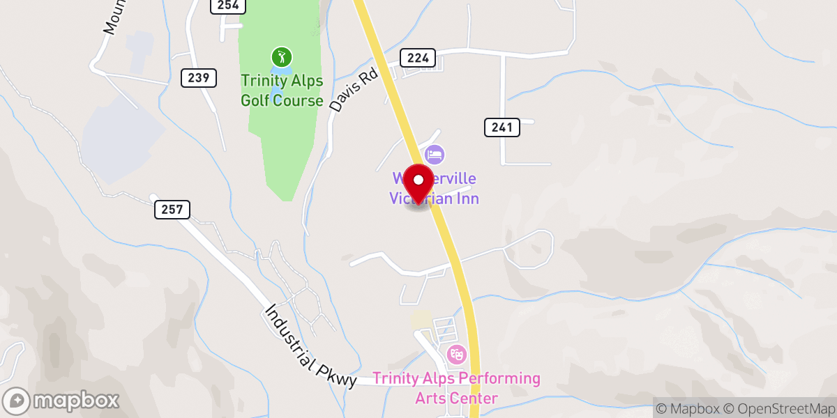 Map showing location of Holy Trinity Lutheran Church