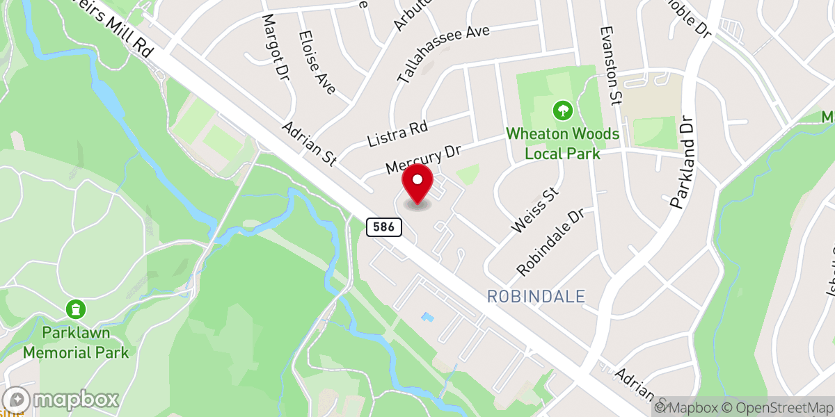 Map showing location of St. Jude Parish Office