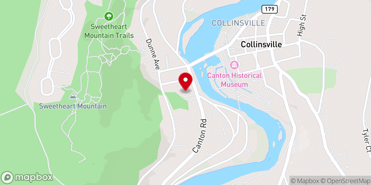 Map showing location of St. Patrick Church