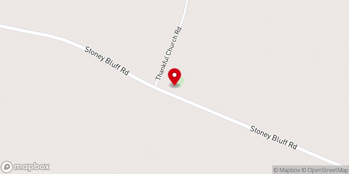 Map showing location of Thankful Missionary Baptist