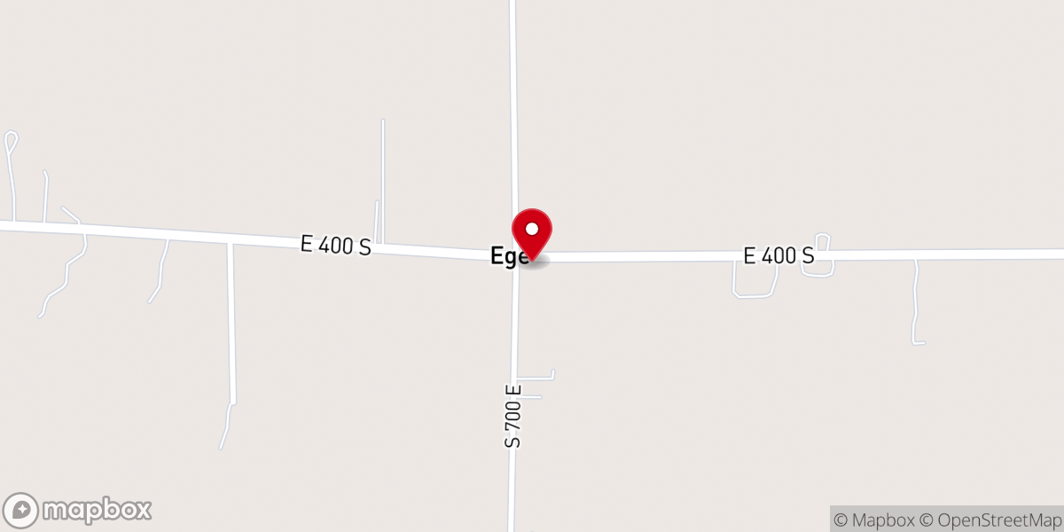 Map showing location of Immaculate Conception Catholic Church of Ege