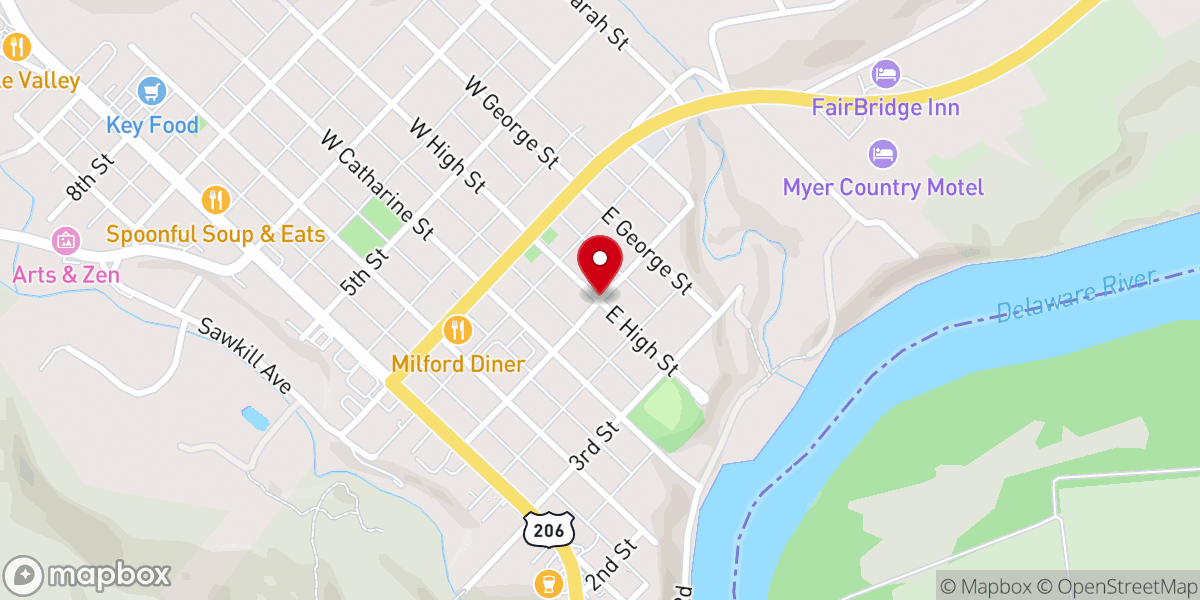 Map showing location of St. Patrick Roman Catholic Church