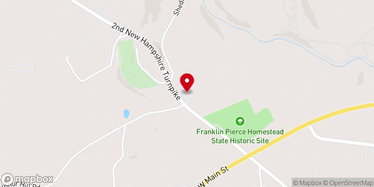 Map showing location of Hillsboro Baptist Church