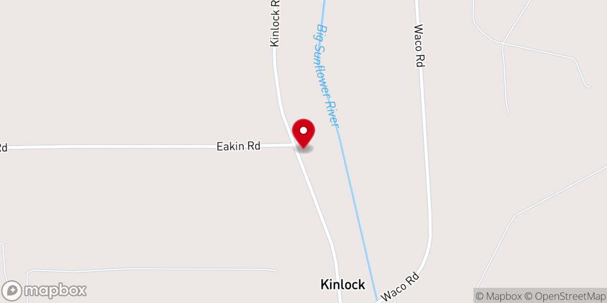 Map showing location of Pilgrim Green Church