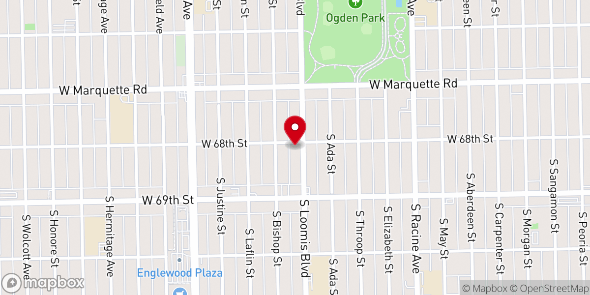 Map showing location of Prayer Tower Church of God in Christ