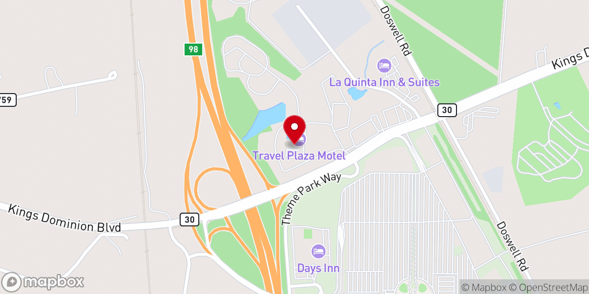Map showing location of All Faiths Chapel