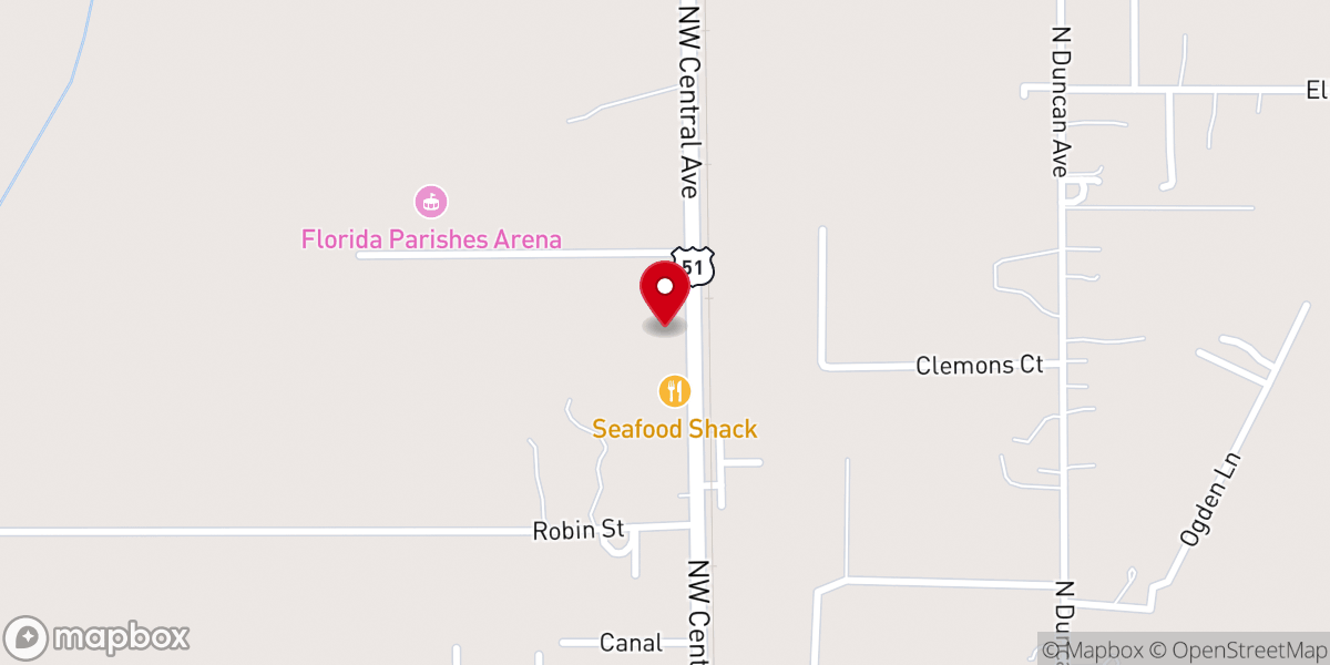 Map showing location of Public Assistance