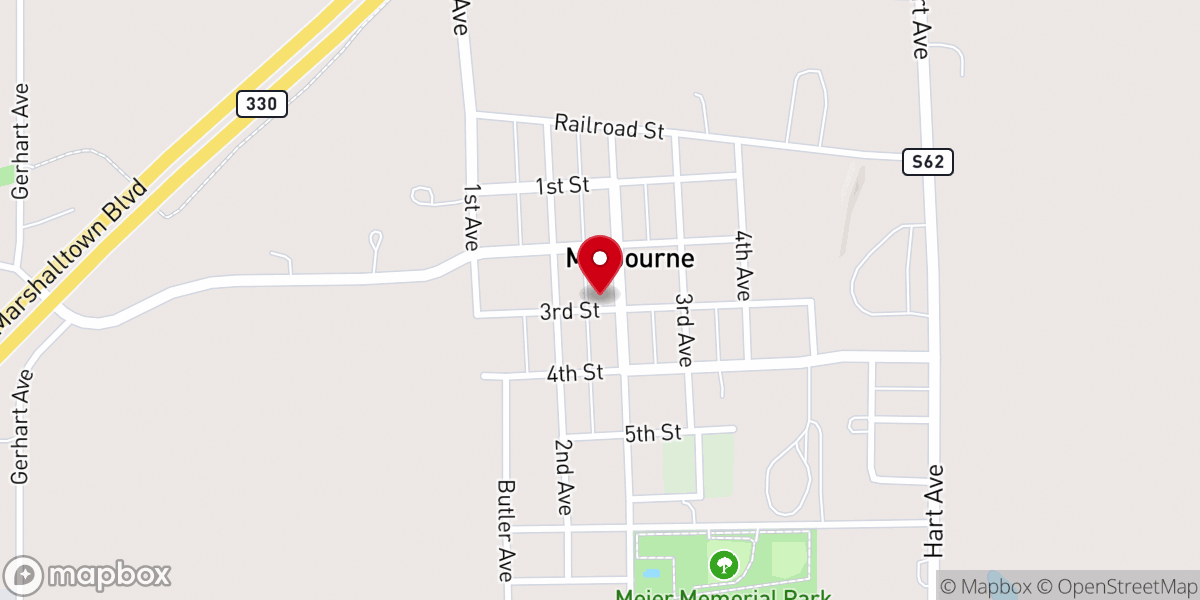 Map showing location of New Horizons United Methodist
