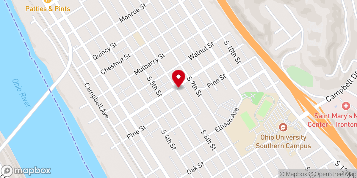 Map showing location of Apostolic Gospel Church