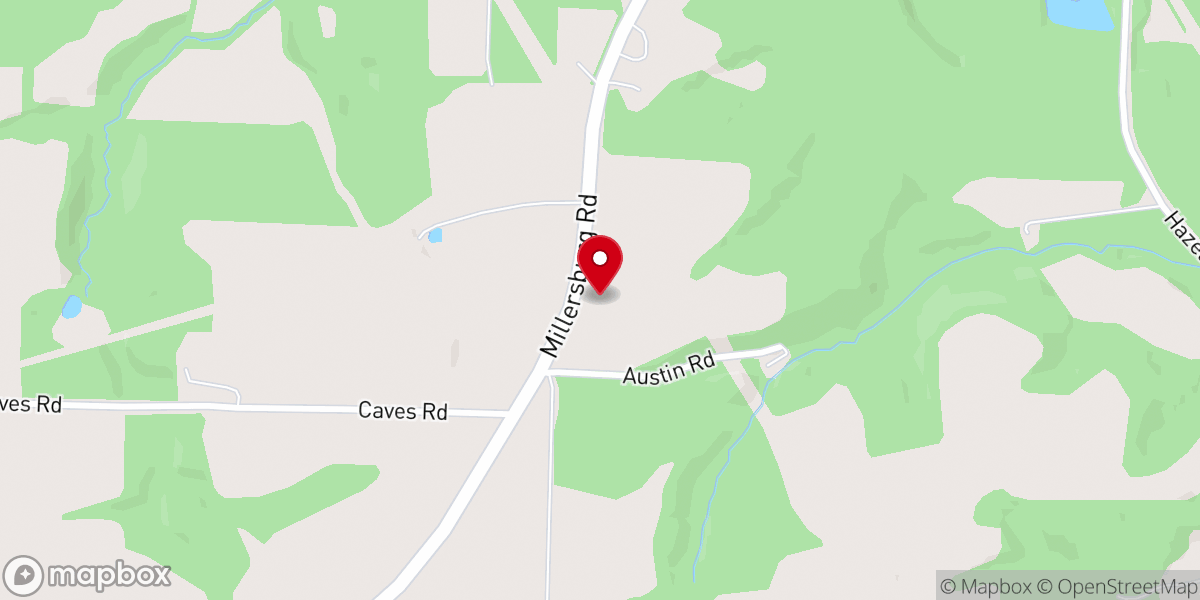 Map showing location of Millwood Church of Christ