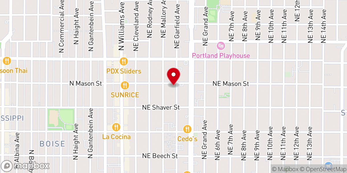 Map showing location of Grace City Portland