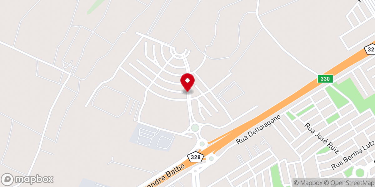 Map showing location of Igreja Batista Antioquia