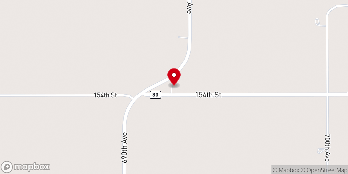 Map showing location of Bear Lake Concordia Lutheran Church