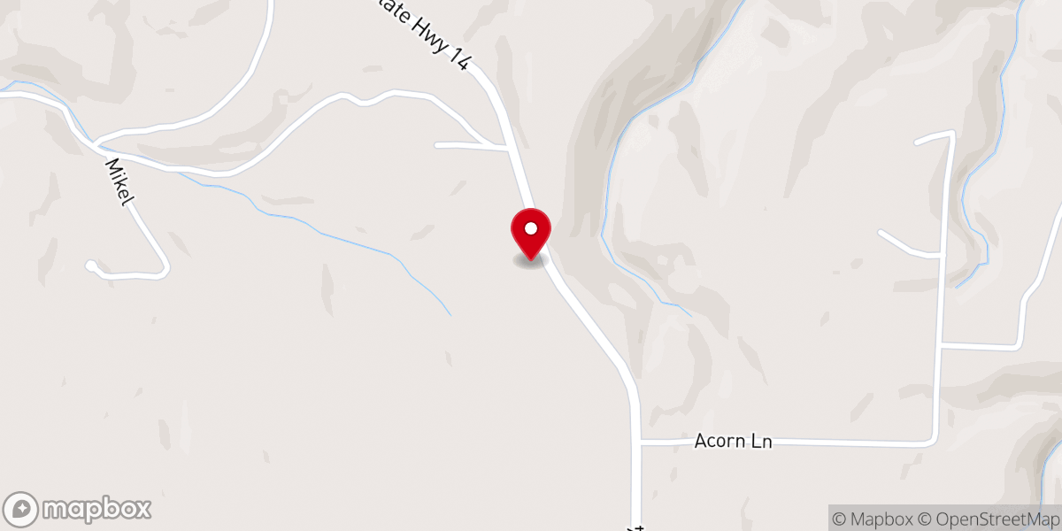 Map showing location of Lakeway Fellowship Church