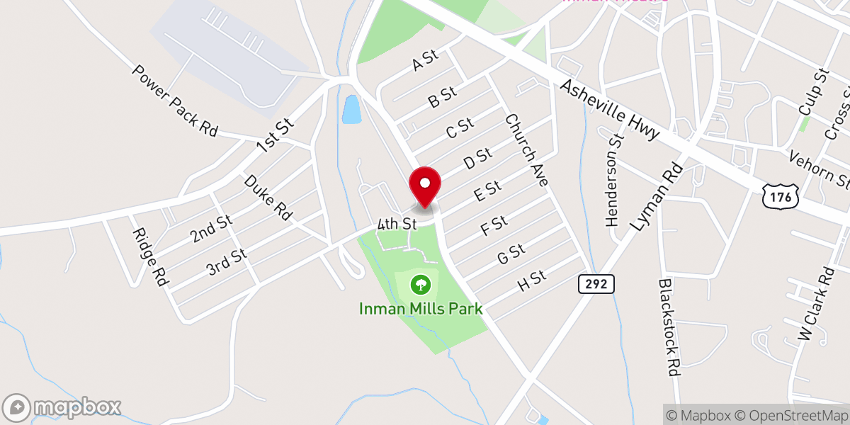Map showing location of Alderside United Methodist Church
