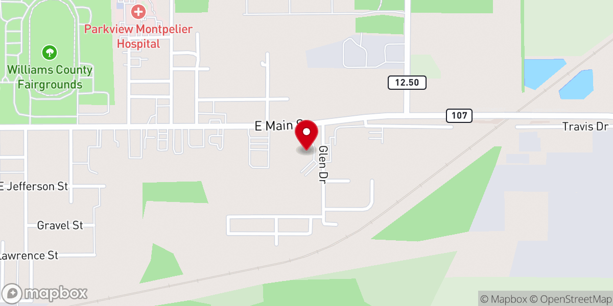 Map showing location of First United Methodist Church