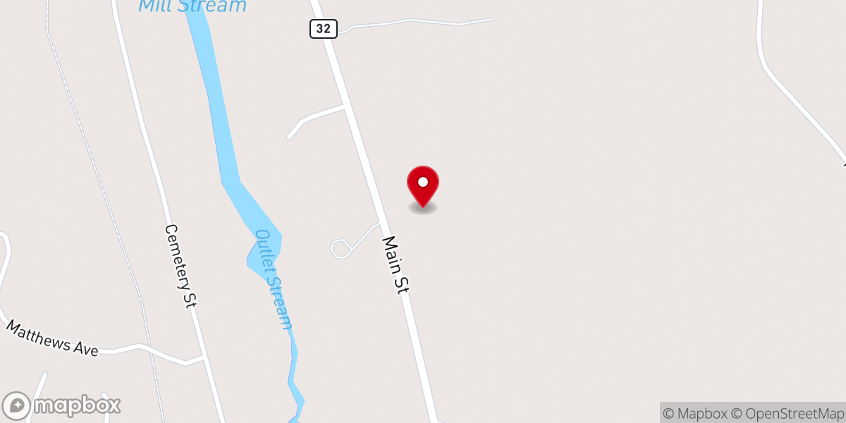 Map showing location of Vassalboro Food Station Pantry