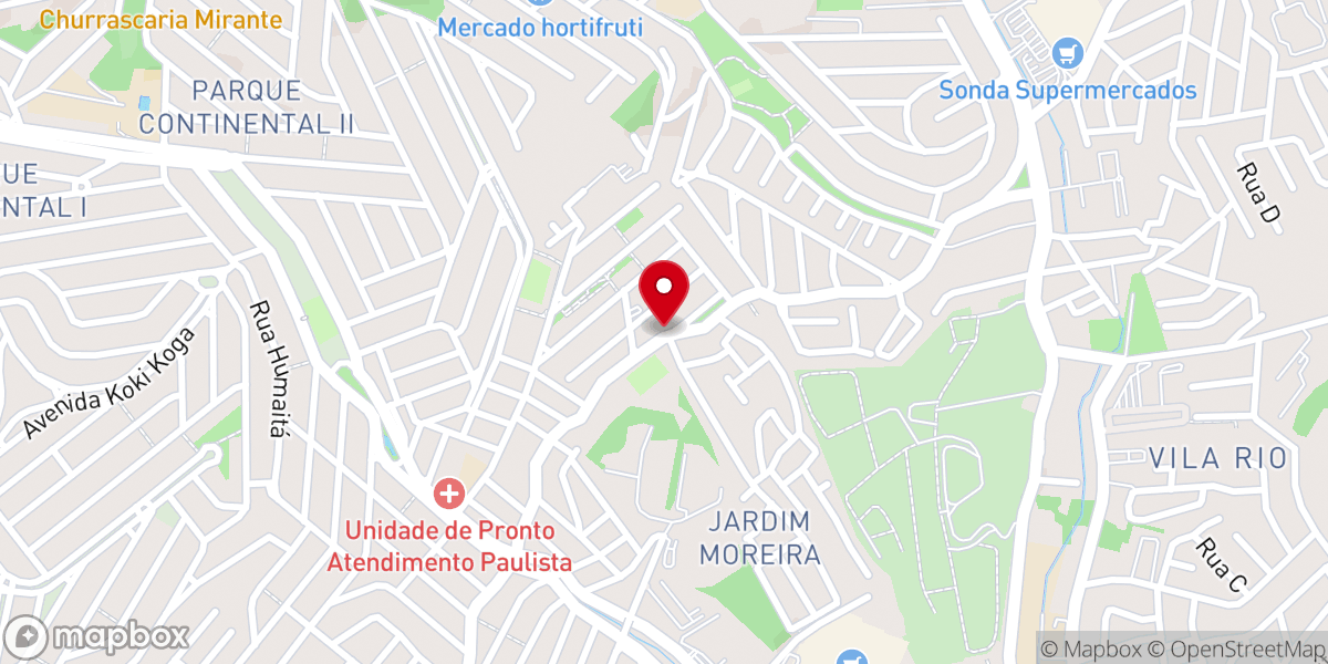 Map showing location of Igreja Cristã Pentecostal Vida e Luz
