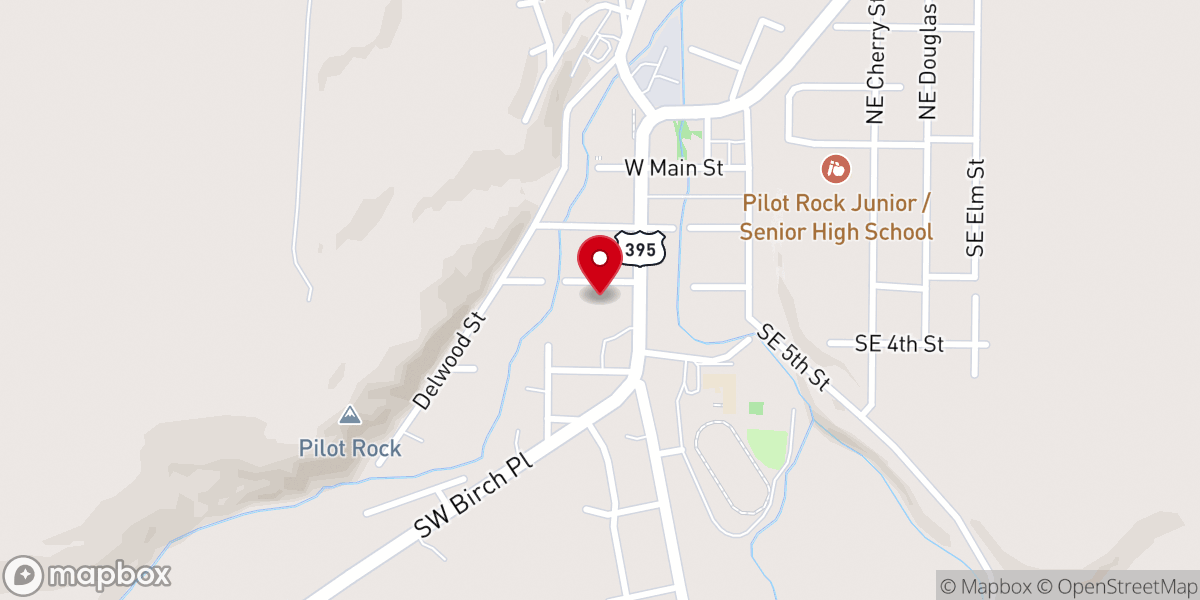 Map showing location of Community Presbyterian Church