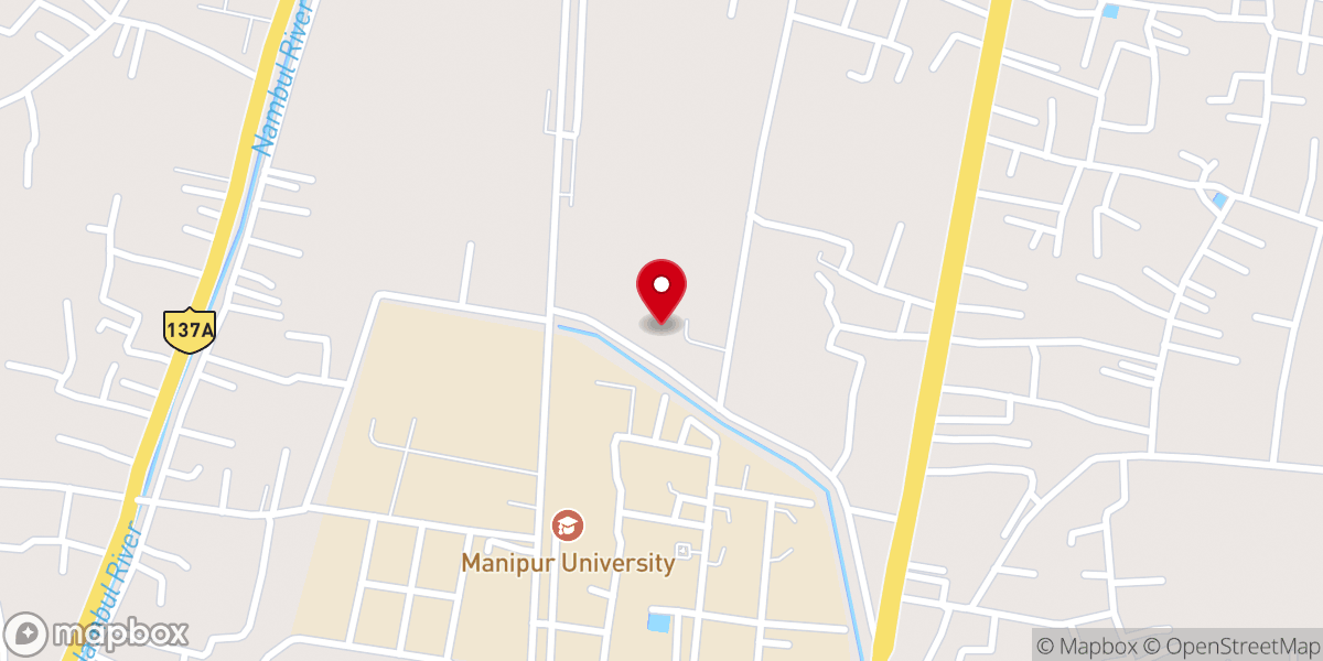 Map showing location of Catholic Parish Canchipur